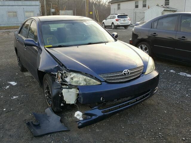 JTDBE32KX20046027 - 2002 TOYOTA CAMRY LE ლურჯი ფოტო 1