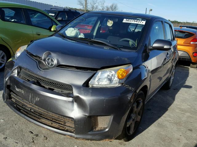 JTKKU4B40AJ051801 - 2010 TOYOTA SCION XD GRAY photo 2