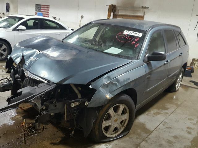 2C4GF68495R276603 - 2005 CHRYSLER PACIFICA T BLUE photo 2