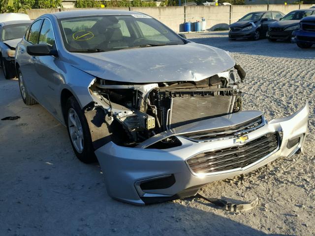 1G1ZB5STXGF288728 - 2016 CHEVROLET MALIBU LS SILVER photo 1