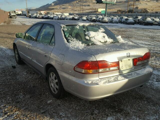 1HGCG66852A136924 - 2002 HONDA ACCORD EX SILVER photo 3