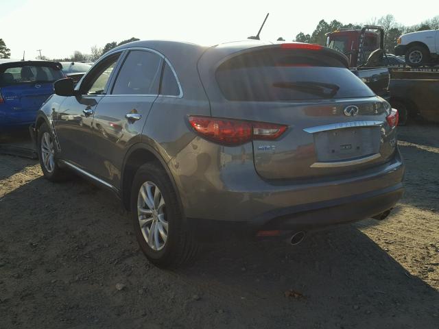 JN8CS1MUXGM671905 - 2016 INFINITI QX70 GRAY photo 3