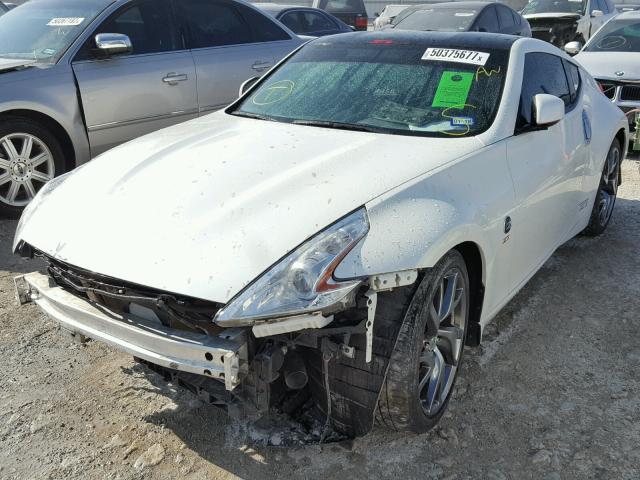 JN1AZ4EH5FM441918 - 2015 NISSAN 370Z BASE WHITE photo 2