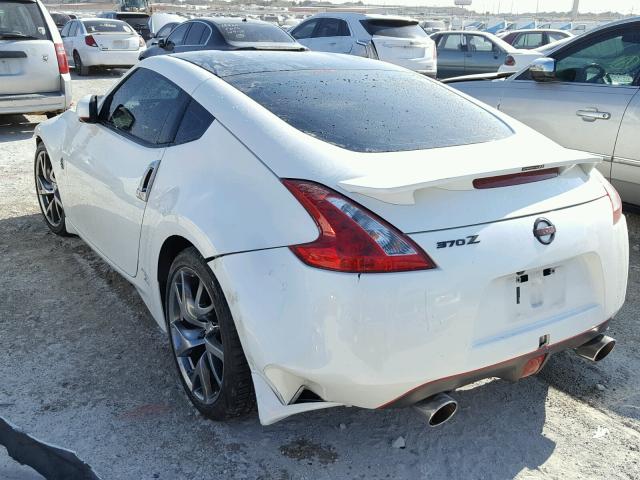 JN1AZ4EH5FM441918 - 2015 NISSAN 370Z BASE WHITE photo 3