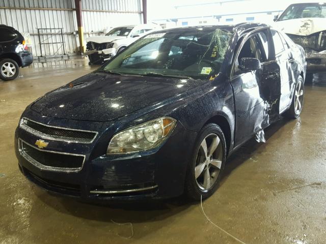 1G1ZC5E01CF286424 - 2012 CHEVROLET MALIBU 1LT BLUE photo 2