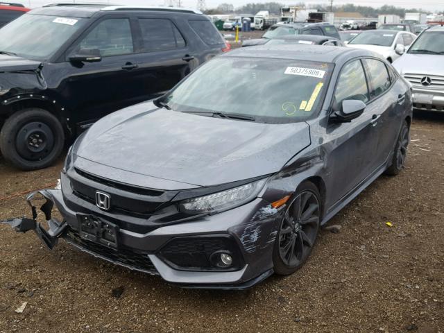 SHHFK7H98JU216552 - 2018 HONDA CIVIC SPOR GRAY photo 2