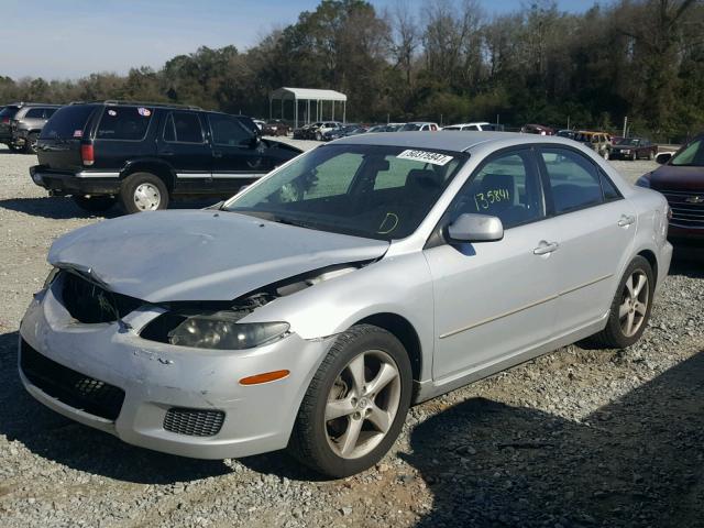 1YVHP80C585M30476 - 2008 MAZDA 6 I GRAY photo 2