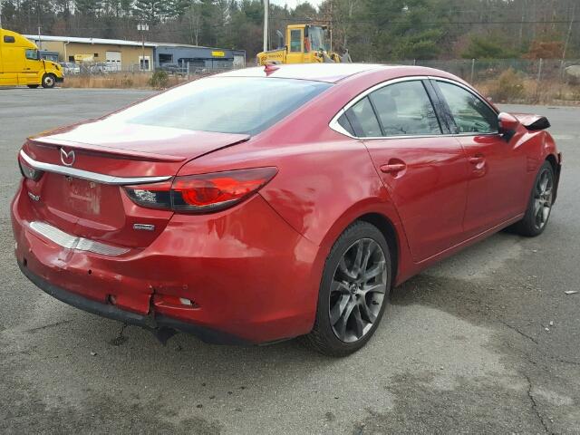 JM1GJ1W59F1221569 - 2015 MAZDA 6 GRAND TO RED photo 4