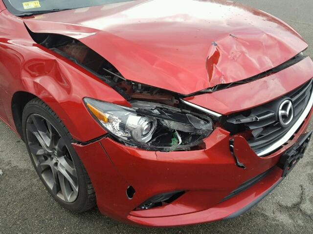 JM1GJ1W59F1221569 - 2015 MAZDA 6 GRAND TO RED photo 9