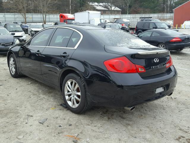 JNKCV61F79M362691 - 2009 INFINITI G37 BLACK photo 3