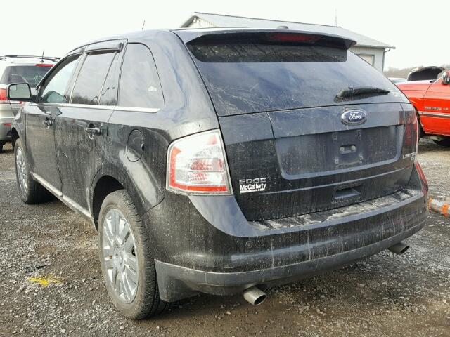 2FMDK4KCXABA51639 - 2010 FORD EDGE LIMIT BLACK photo 3