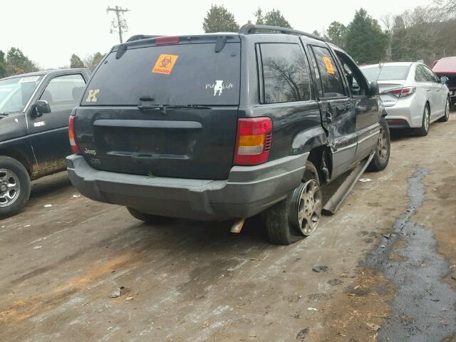 1J4GX48S52C292375 - 2002 JEEP GRAND CHER BLACK photo 4