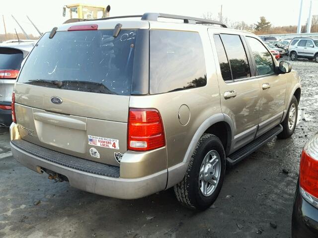 1FMZU73E52ZB11598 - 2002 FORD EXPLORER X GOLD photo 4