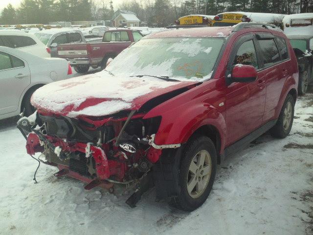 JA4LT21W89Z015769 - 2009 MITSUBISHI OUTLANDER RED photo 2