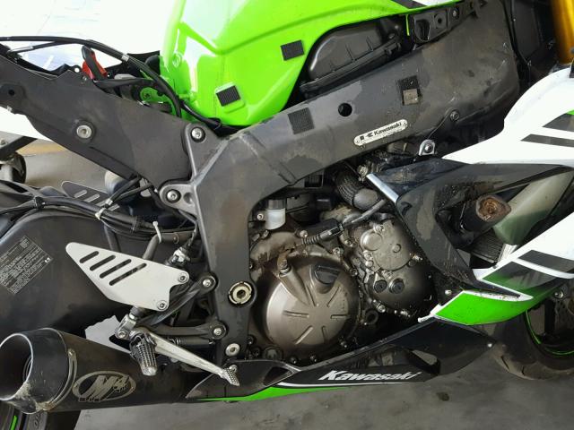 JKBZXJF17FA006623 - 2015 KAWASAKI ZX636 F GREEN photo 9