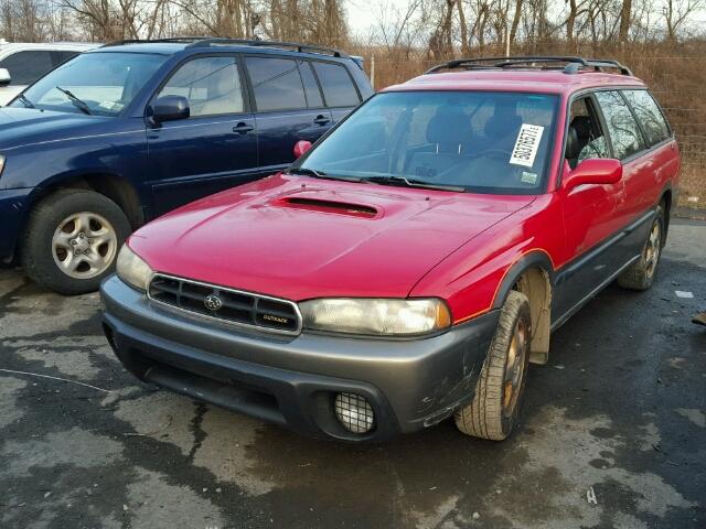 4S3BG6855V7608683 - 1997 SUBARU LEGACY OUT RED photo 2