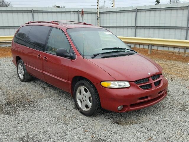 1B4GP74L9YB712317 - 2000 DODGE GRAND CARA RED photo 1