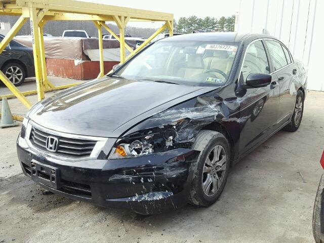 1HGCP26438A090928 - 2008 HONDA ACCORD LXP BLACK photo 2