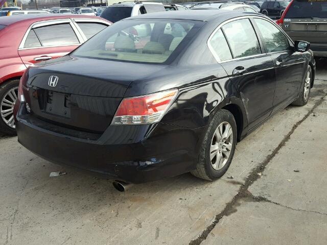 1HGCP26438A090928 - 2008 HONDA ACCORD LXP BLACK photo 4