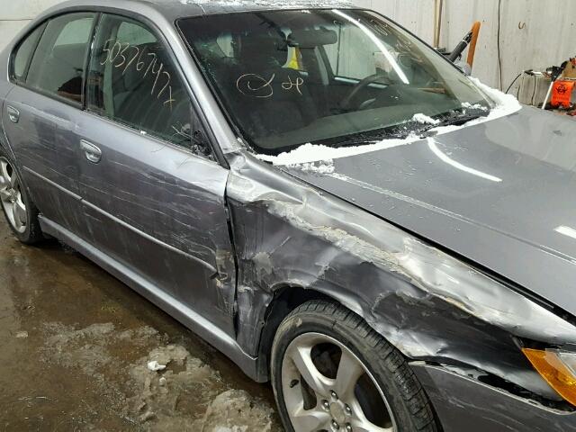 4S3BL616597230773 - 2009 SUBARU LEGACY 2.5 GRAY photo 9