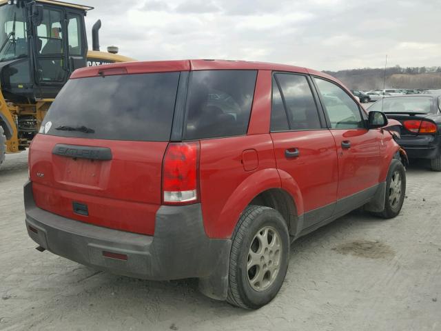 5GZCZ23D64S877419 - 2004 SATURN VUE RED photo 4