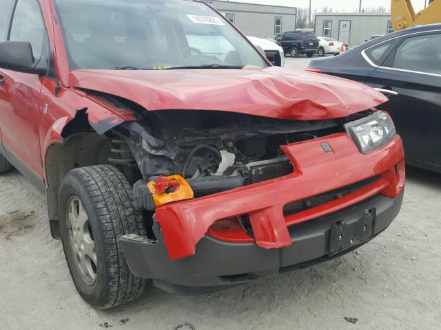 5GZCZ23D64S877419 - 2004 SATURN VUE RED photo 9