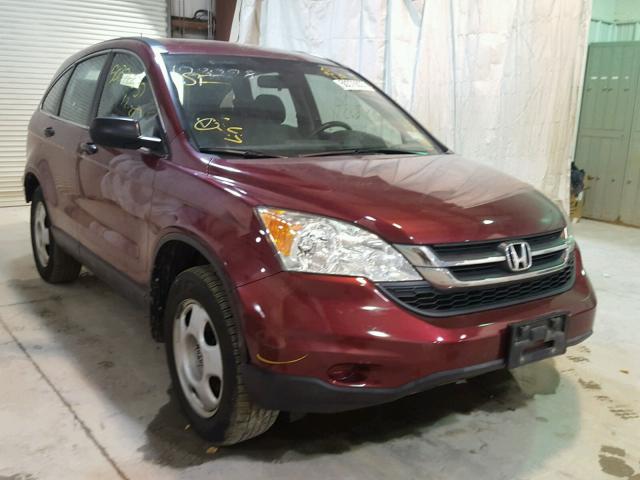 5J6RE4H35BL044196 - 2011 HONDA CR-V LX RED photo 1