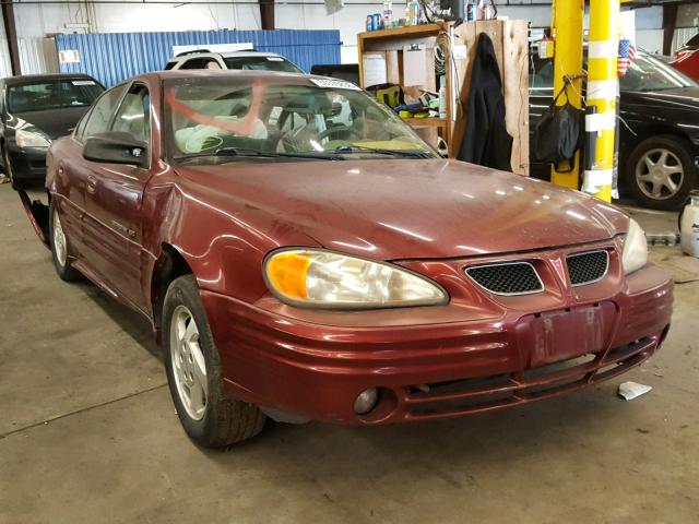 1G2NF52T3YM872271 - 2000 PONTIAC GRAND AM S Tünd qırmızı foto 1