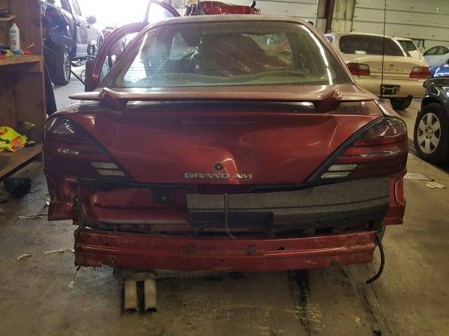1G2NF52T3YM872271 - 2000 PONTIAC GRAND AM S Tünd qırmızı foto 10