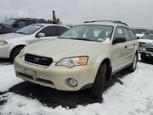 4S4BP61C277325729 - 2007 SUBARU LEGACY OUT GREEN photo 2