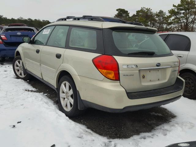 4S4BP61C277325729 - 2007 SUBARU LEGACY OUT GREEN photo 3