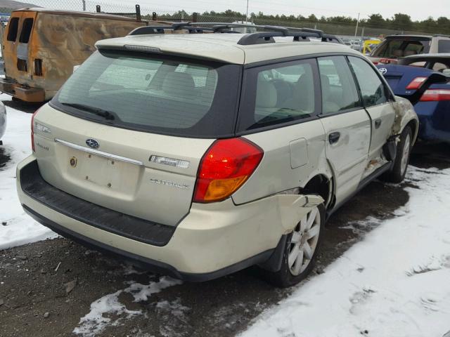 4S4BP61C277325729 - 2007 SUBARU LEGACY OUT GREEN photo 4