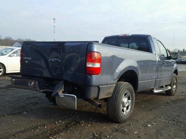 1FTRF14W84NC66448 - 2004 FORD F150 BLUE photo 4