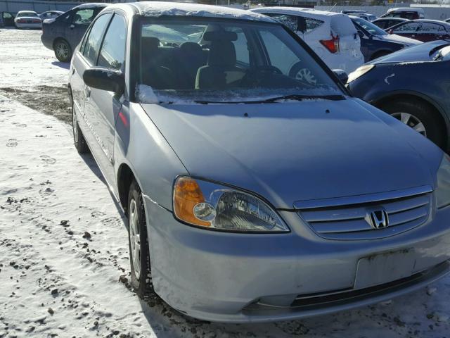 2HGES16541H601497 - 2001 HONDA CIVIC LX SILVER photo 1