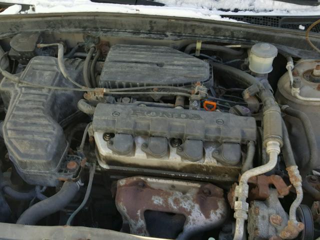 2HGES16541H601497 - 2001 HONDA CIVIC LX SILVER photo 7