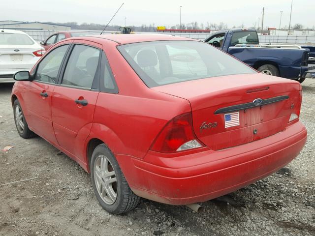 1FAFP34PX2W351213 - 2002 FORD FOCUS SE RED photo 3