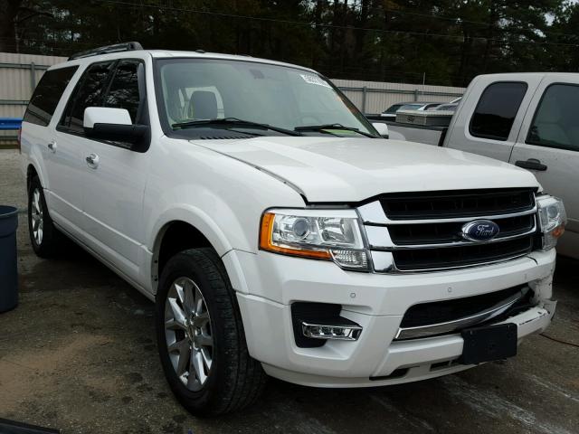 1FMJK1KT7FEF33062 - 2015 FORD EXPEDITION WHITE photo 1