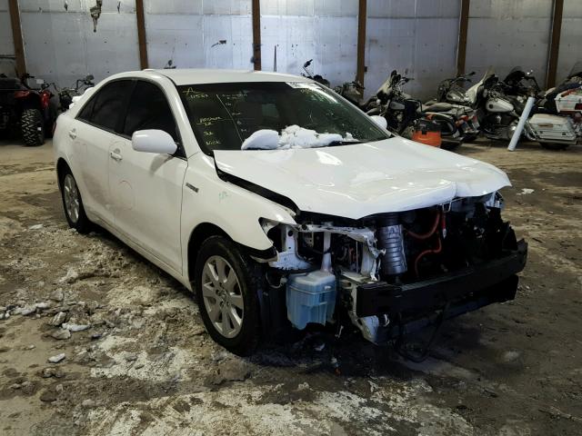 4T1BB46K29U110973 - 2009 TOYOTA CAMRY HYBR WHITE photo 1