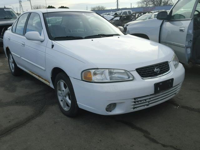 3N1CB51D52L582966 - 2002 NISSAN SENTRA XE WHITE photo 1