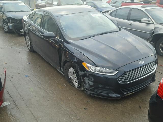 3FA6P0G72ER349330 - 2014 FORD FUSION S BLACK photo 1