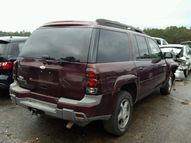 1GNES16S666120803 - 2006 CHEVROLET TRAILBLAZE BURGUNDY photo 4