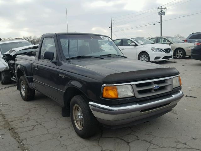 1FTCR10A5TPB13679 - 1996 FORD RANGER BLACK photo 1