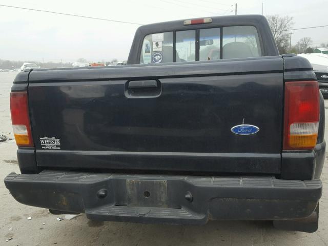 1FTCR10A5TPB13679 - 1996 FORD RANGER BLACK photo 6