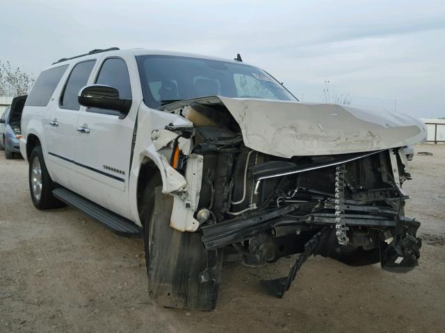 1GNSCKE09BR204046 - 2011 CHEVROLET SUBURBAN C WHITE photo 1