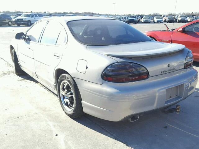 1G2WP52K1YF315663 - 2000 PONTIAC GRAND PRIX SILVER photo 3
