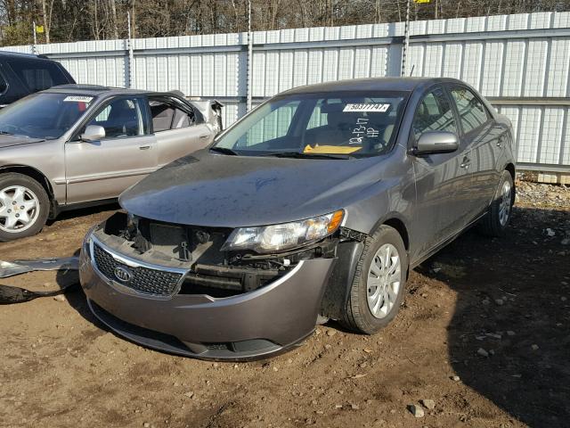 KNAFU4A24C5643834 - 2012 KIA FORTE EX CHARCOAL photo 2