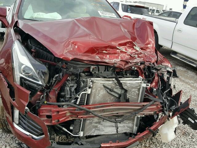 1GYKNARS4HZ220358 - 2017 CADILLAC XT5 RED photo 7