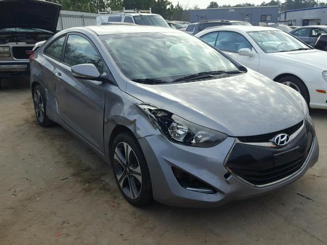 KMHDH6AE1DU001871 - 2013 HYUNDAI ELANTRA CO GRAY photo 1