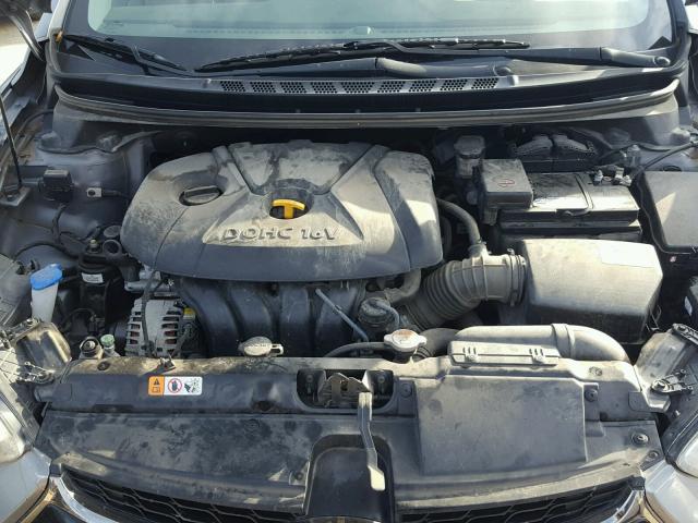 KMHDH6AE1DU001871 - 2013 HYUNDAI ELANTRA CO GRAY photo 7