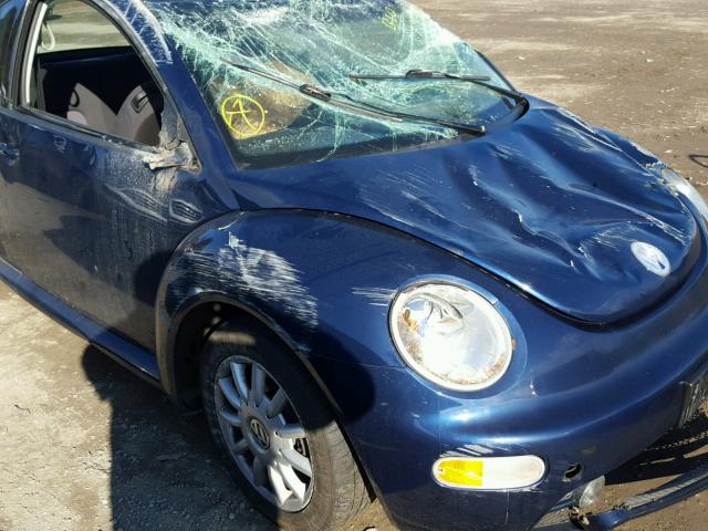 3VWCR31C85M414559 - 2005 VOLKSWAGEN NEW BEETLE 蓝色 照片 9